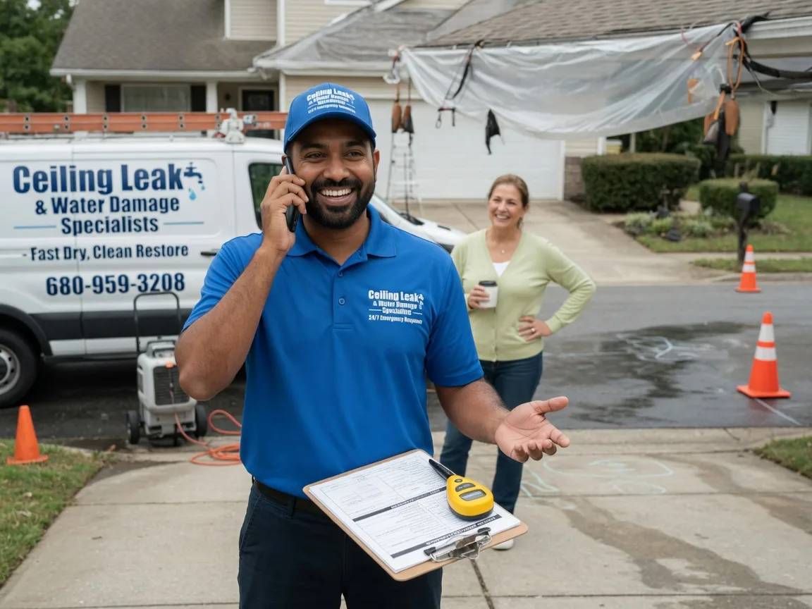 Ceiling Leak Cleanup White Oak, WV FAQs